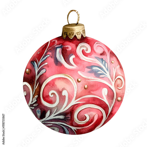 Christmas tree baubles / christmas ball clipart