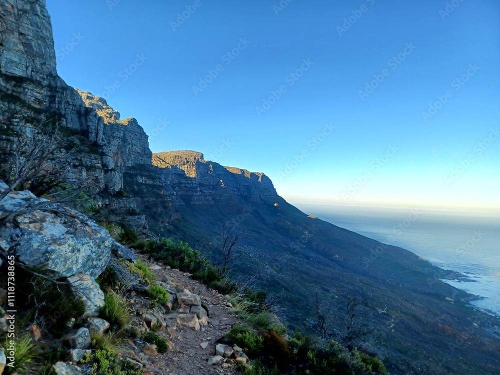 Fototapeta premium Cloudy mountaintops