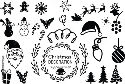Christmas Decoration Elements cliparts