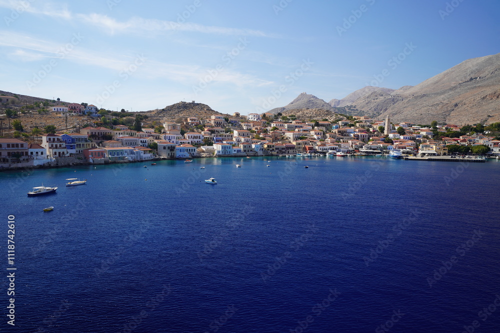 shoreline of some greek island shoreline of some greek island
