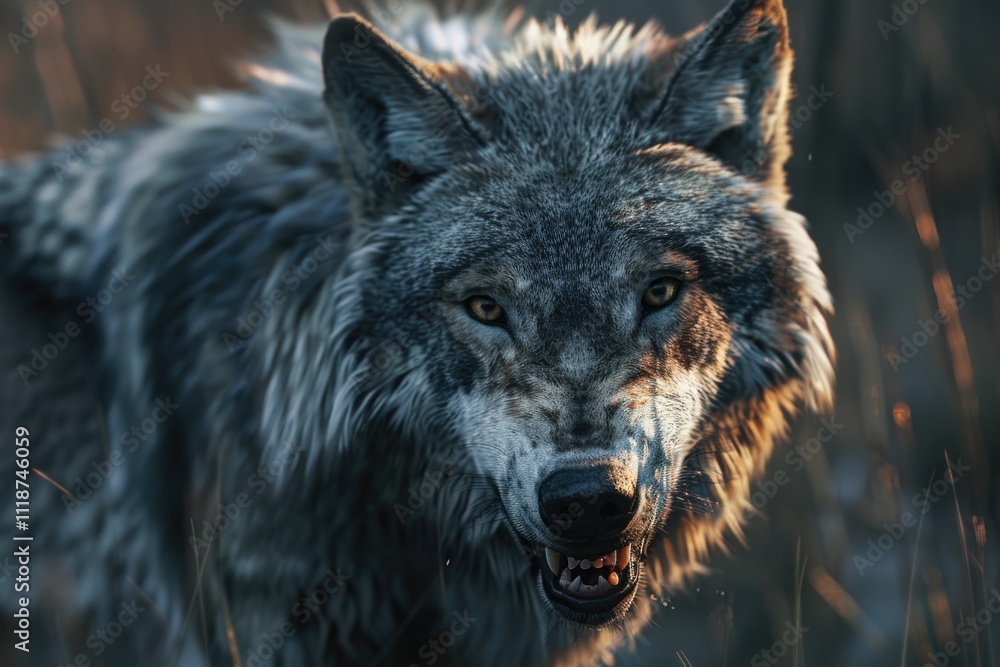 Aggressive wolf stuffed wolf wolf Aggressive wolf stuffed wolf wolf