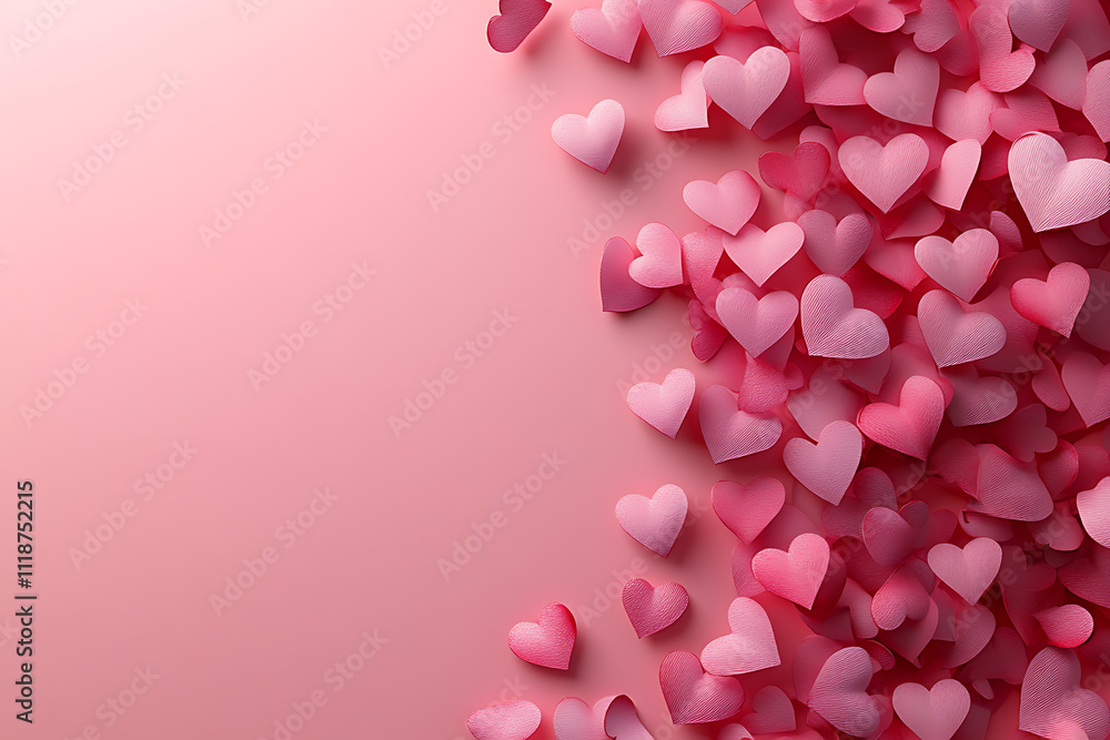 A soft pink gradient Valentine’s Day background with delicate floating hearts, leaving the center open for text, perfect for romantic designs or messages.
A soft pink gradient Valentine’s Day background with delicate floating hearts, leaving the center open for text, perfect for romantic designs or messages.