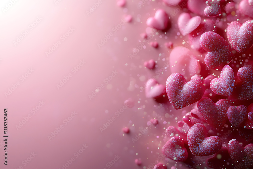 A soft pink gradient Valentine’s Day background with delicate floating hearts, leaving the center open for text, perfect for romantic designs or messages.
A soft pink gradient Valentine’s Day background with delicate floating hearts, leaving the center open for text, perfect for romantic designs or messages.