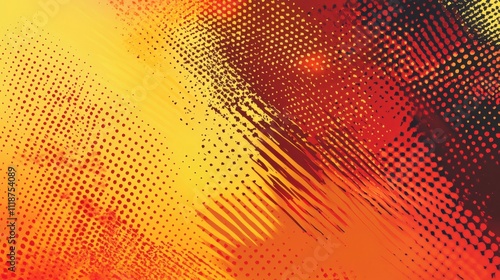 Wallpaper Mural Abstract Halftone Pattern Background in Warm Tones Torontodigital.ca