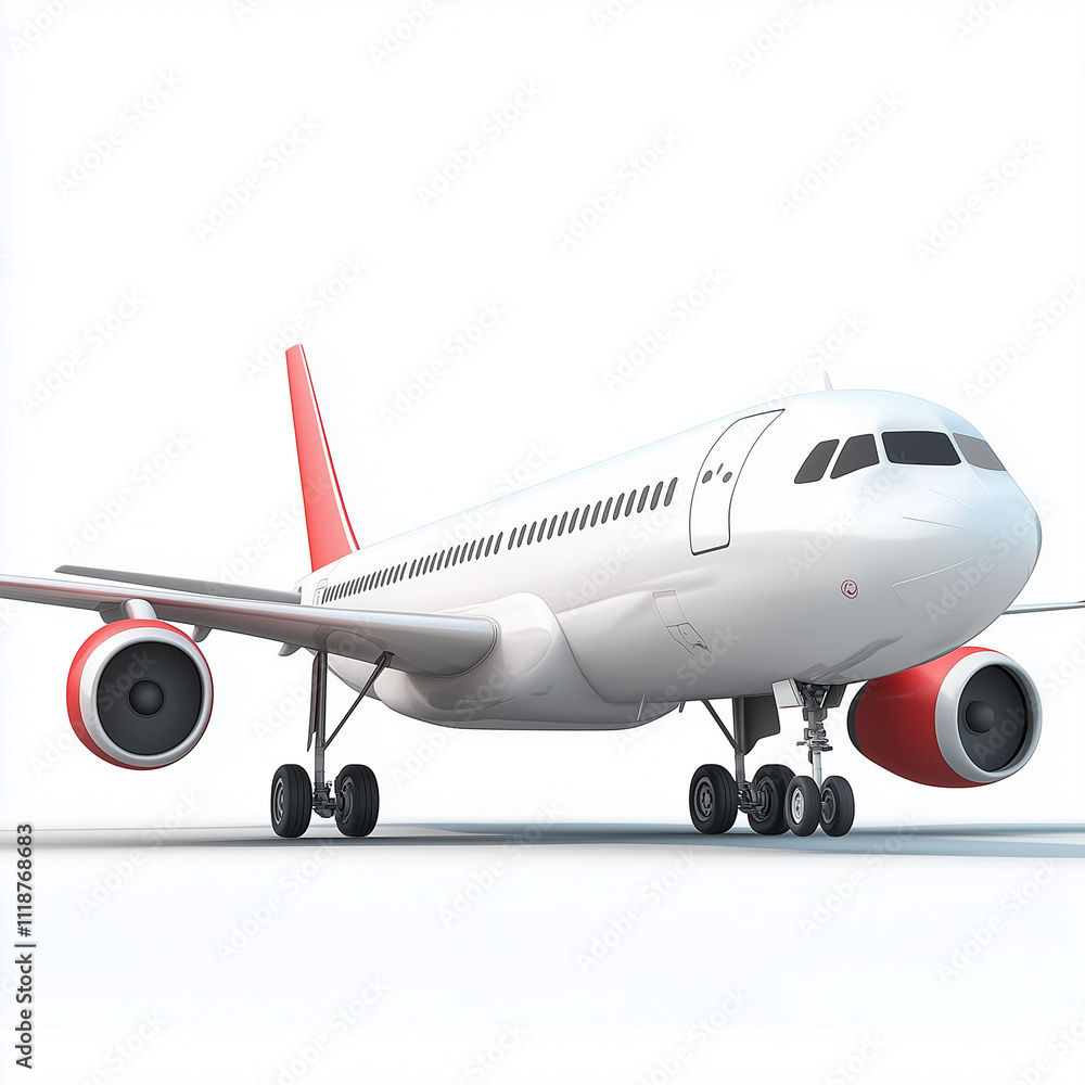 3d animated clipart of an aeroplane sideview 3d animated clipart of an aeroplane sideview