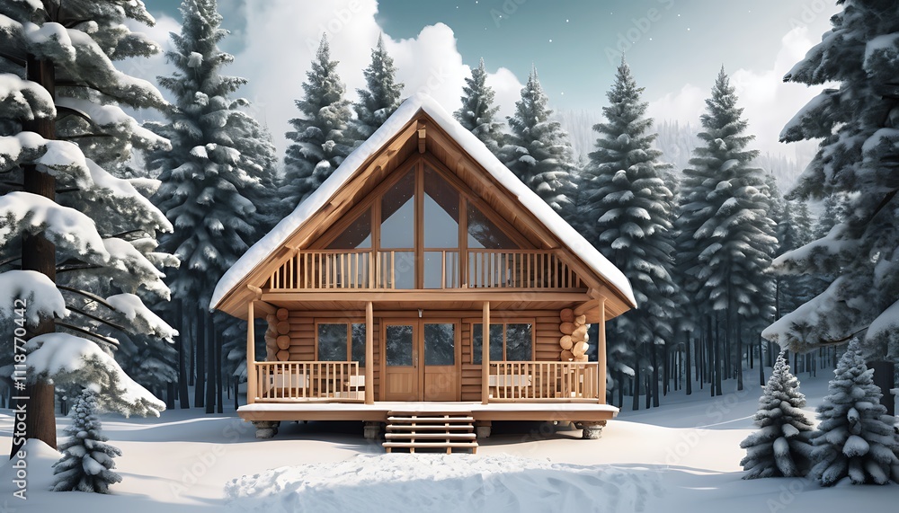 Winter Cabin Getaway: Cozy Retreat in a Snowy Wonderland Winter Cabin Getaway: Cozy Retreat in a Snowy Wonderland