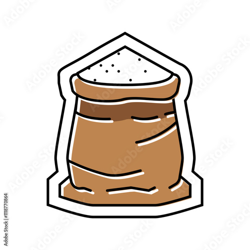 gluten allergen free product food color icon vector. gluten allergen free product food sign. isolated symbol illustration
