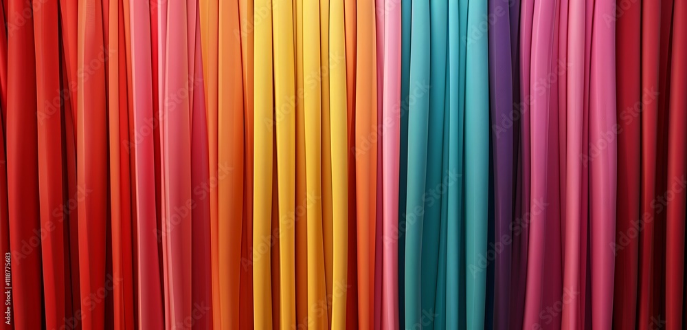 Abstract background with abundant colorful vertical stripes bundles, creating a lively atmosphere Abstract background with abundant colorful vertical stripes bundles, creating a lively atmosphere