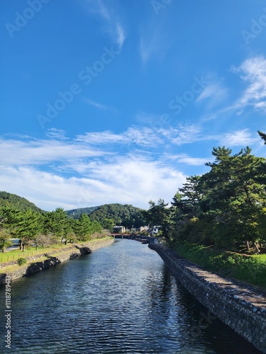 river in the mountains