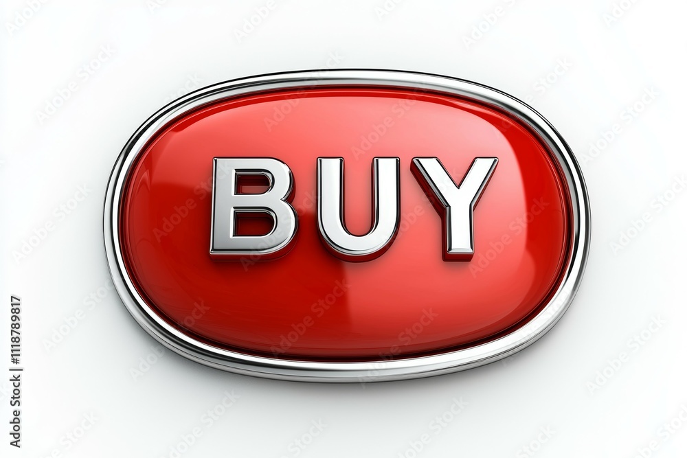 A red button with the word buy on it A red button with the word buy on it