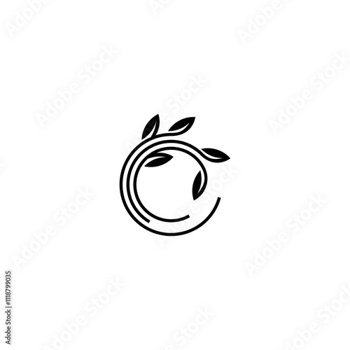 Tree logo icon set design. Garden plant natural symbols template.Vector illustration.