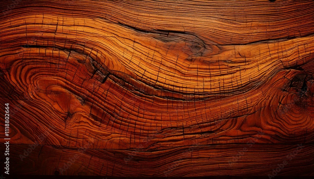 Naklejka premium Exotic Narra Wood Texture Wooden Background - generative ai