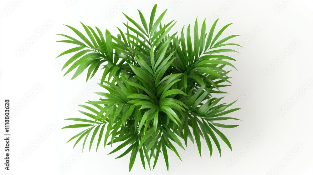 Lush green foliage with vibrant palm leaves, creating a fresh and calming atmosphere. Lush green foliage with vibrant palm leaves, creating a fresh and calming atmosphere.