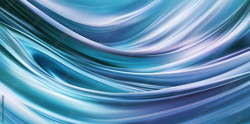 Smooth, flowing abstract design in shades of blue, creating a serene and calming effect. Smooth, flowing abstract design in shades of blue, creating a serene and calming effect.