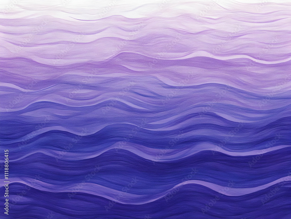 Abstract waves in varying shades of purple create a serene and calming atmosphere. Abstract waves in varying shades of purple create a serene and calming atmosphere.