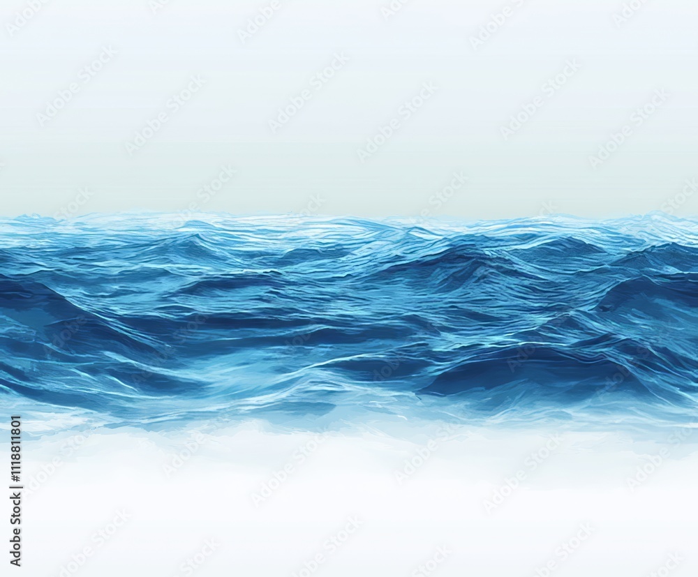 Fototapeta premium realistic blue gradient abstract ocean 