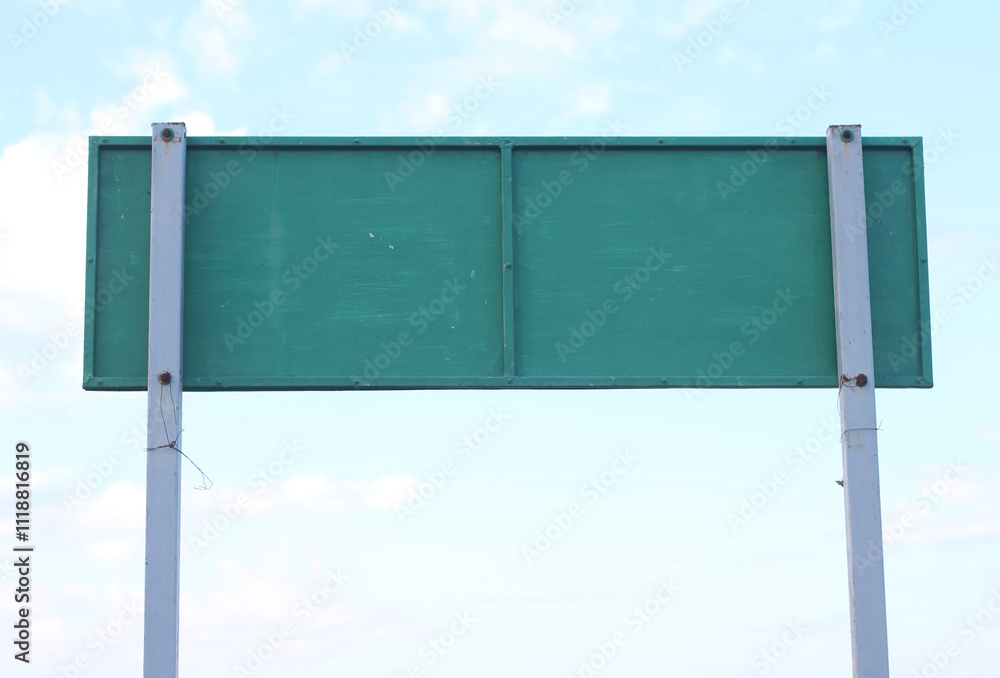 Obraz premium Blank billboard sign in the park