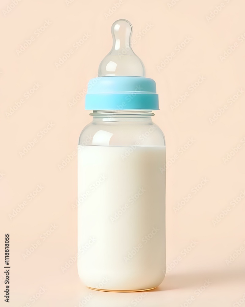image d'un biberon de bébé rempli de lait pour le repas de bébé image d'un biberon de bébé rempli de lait pour le repas de bébé
