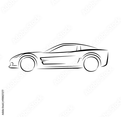 Corvette Silhouette