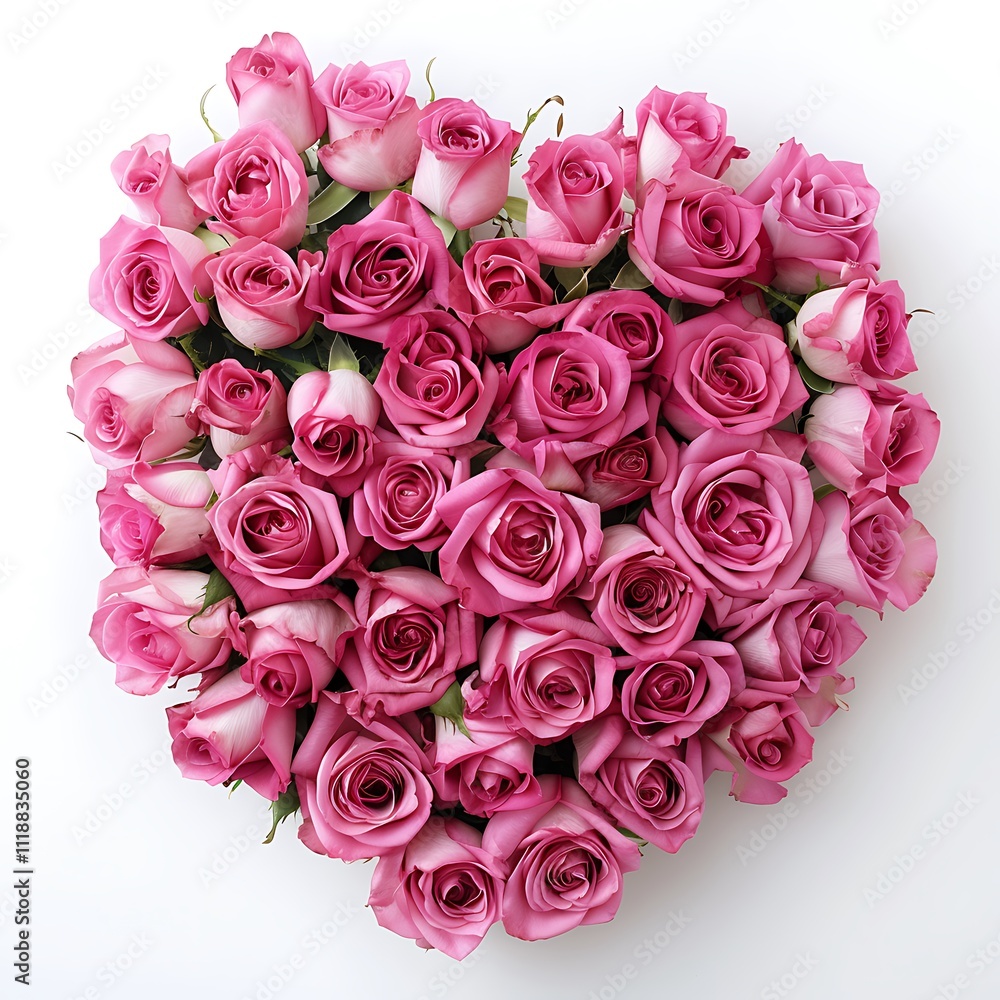 Beautiful Pink Roses Arranged in a Heart Shape, Symbolizing Love, Romance, and Elegance with Soft Petals and Delicate Colors Beautiful Pink Roses Arranged in a Heart Shape, Symbolizing Love, Romance, and Elegance with Soft Petals and Delicate Colors