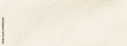 Light beige craft halftone paper texture. Natural cream grunge grain background. Vintage ecru wallpaper with speckles, flecks and particles. Eggshell dots and specks canvas backdrop. Vector