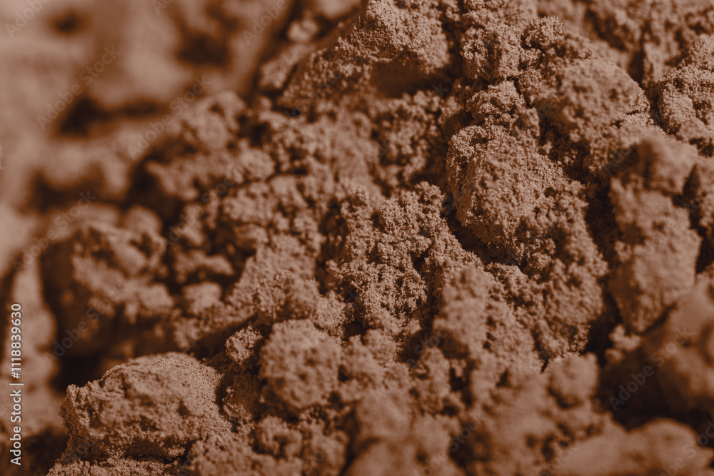 Mocha Mousse color of year 2025 brown cocoa powder natural ingredient Mocha Mousse color of year 2025 brown cocoa powder natural ingredient