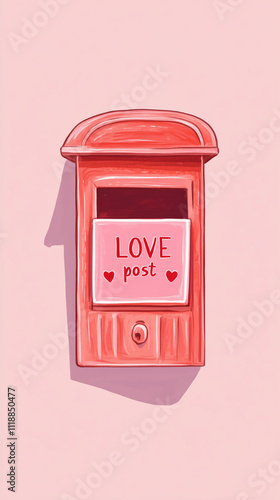 red post box