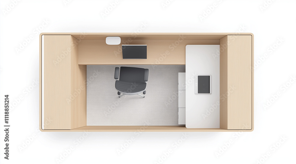 A Compact Home Office: Streamlined and Efficient for Maximum Focus A Compact Home Office: Streamlined and Efficient for Maximum Focus