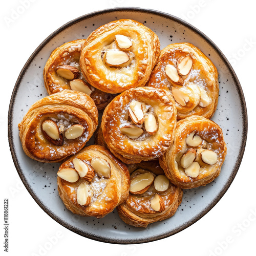 A Plate of Almond Danishes ...