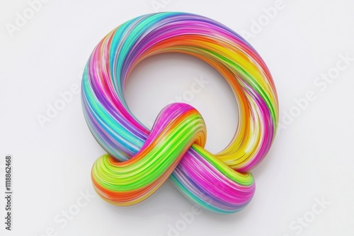 A colorful infinity loop represents the infinite possibilities of neurodiversity.