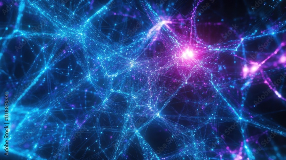 Abstract Neural Network Background Abstract Neural Network Background