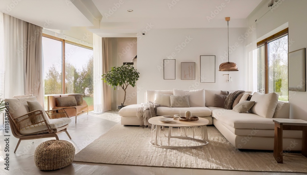 Stylish furniture selections for white and neutral living room spaces Stylish furniture selections for white and neutral living room spaces