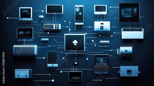 Connected Devices Network Technology Cloud Computing