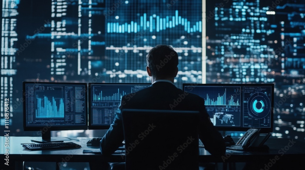Data Analyst Working Late at Night Data Analyst Working Late at Night