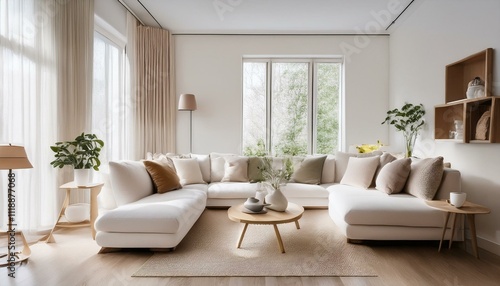 Choosing the Right Color Palette for White and Neutral Living Room