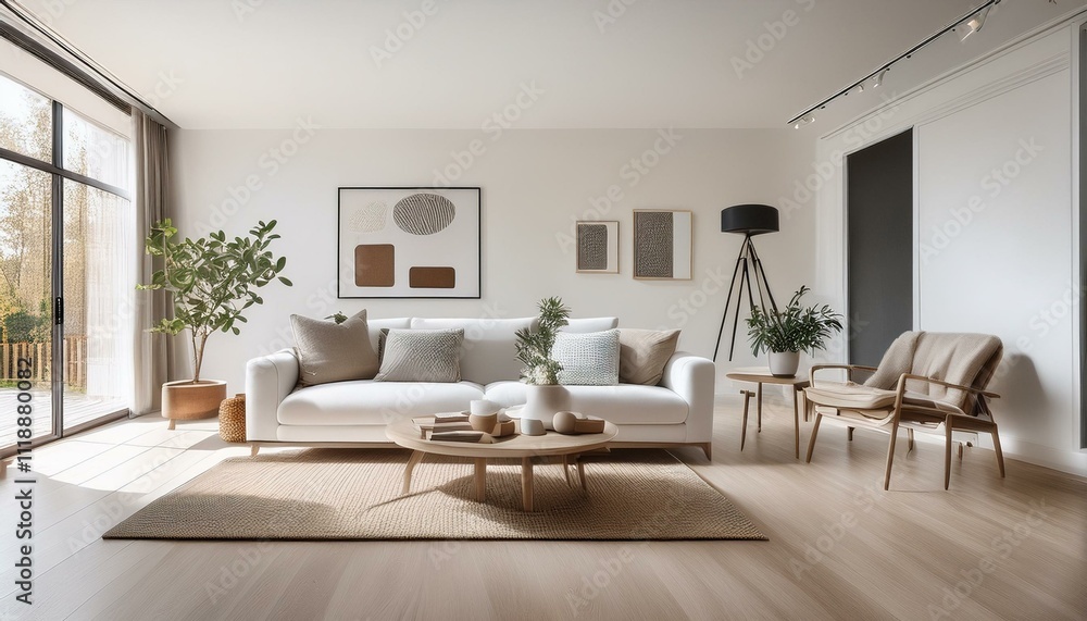 Designing a Family-Friendly White and Neutral Living Room Space Designing a Family-Friendly White and Neutral Living Room Space