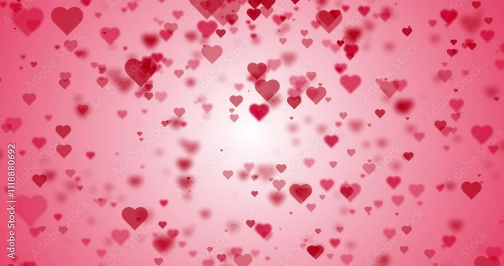 Pink Hearts animation for Valentine's day Greeting love video. 4K Romantic animation on gradient background for Valentine's day, St. Valentines Day, Mother's day, Wedding anniversary invitation e-card Pink Hearts animation for Valentine's day Greeting love video. 4K Romantic animation on gradient background for Valentine's day, St. Valentines Day, Mother's day, Wedding anniversary invitation e-card