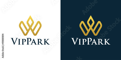  Outstanding professional trendy awesome artistic W WP PW  initial based Alphabet icon logo. luxury WP PW W logo
