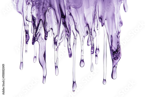 Dripping liquid smoke frozen in an abstract futuristic style.