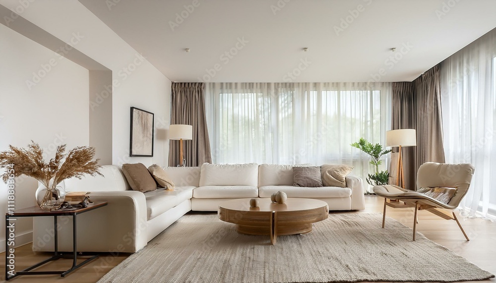 Fototapeta premium Creating a stylish dining area in your living room