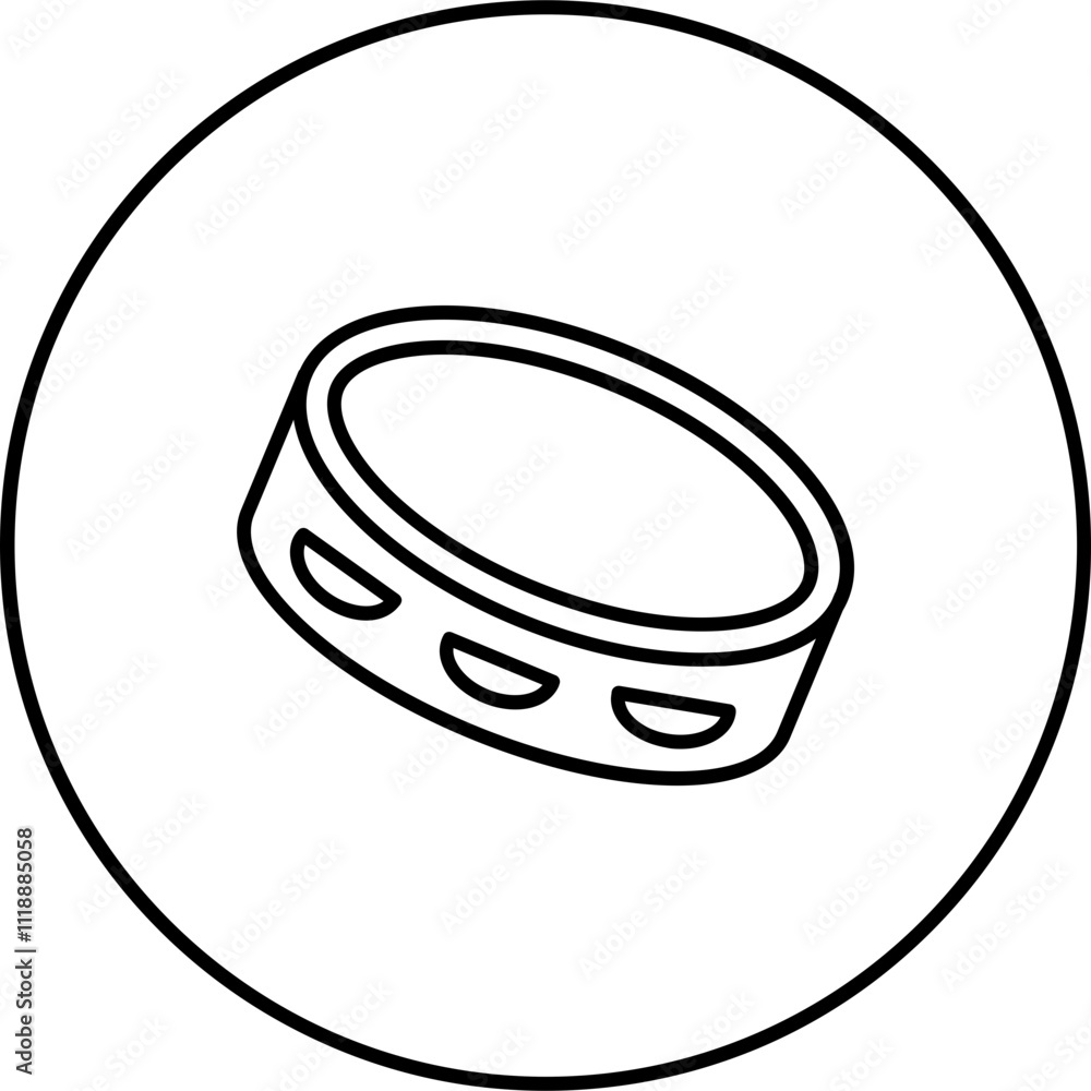 Tambourine Icon Tambourine Icon