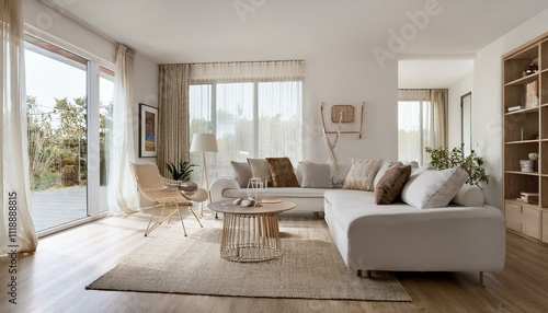 Incorporating natural materials for an organic feel