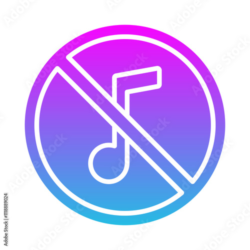 No Music Icon