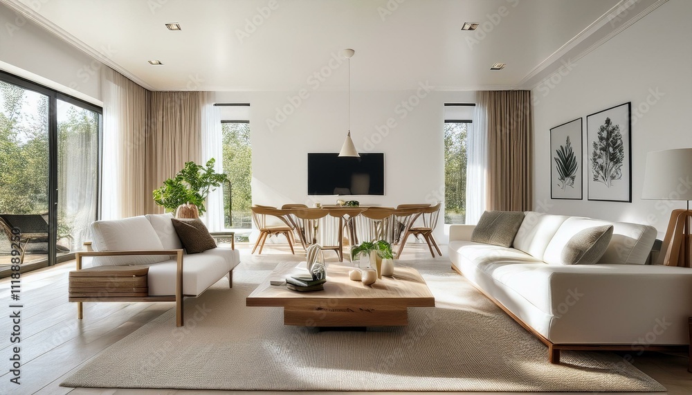 Creating a stylish dining area in living rooms Creating a stylish dining area in living rooms