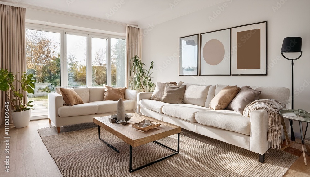 Fototapeta premium Incorporating functional furniture for small spaces