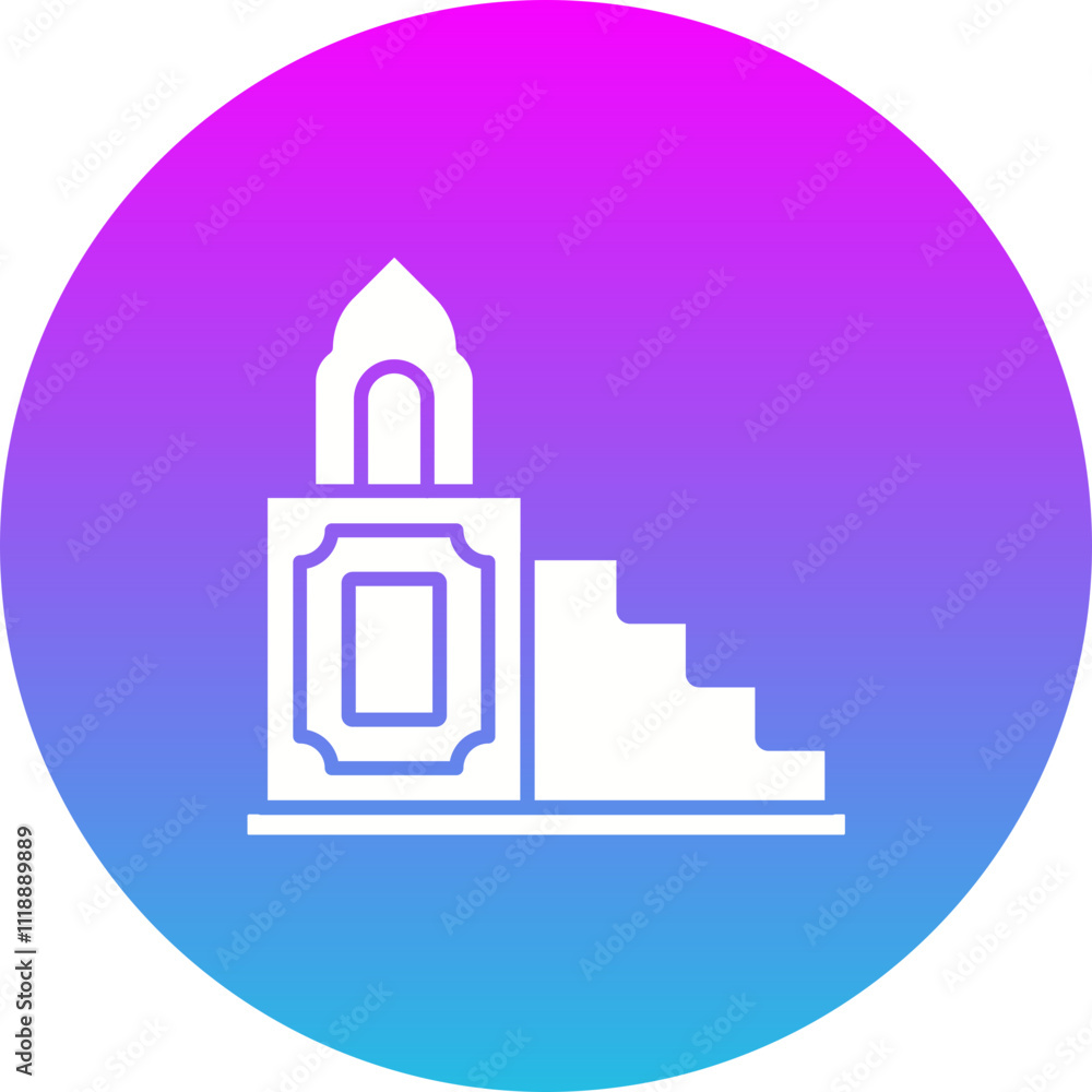 Fototapeta premium Minbar Icon