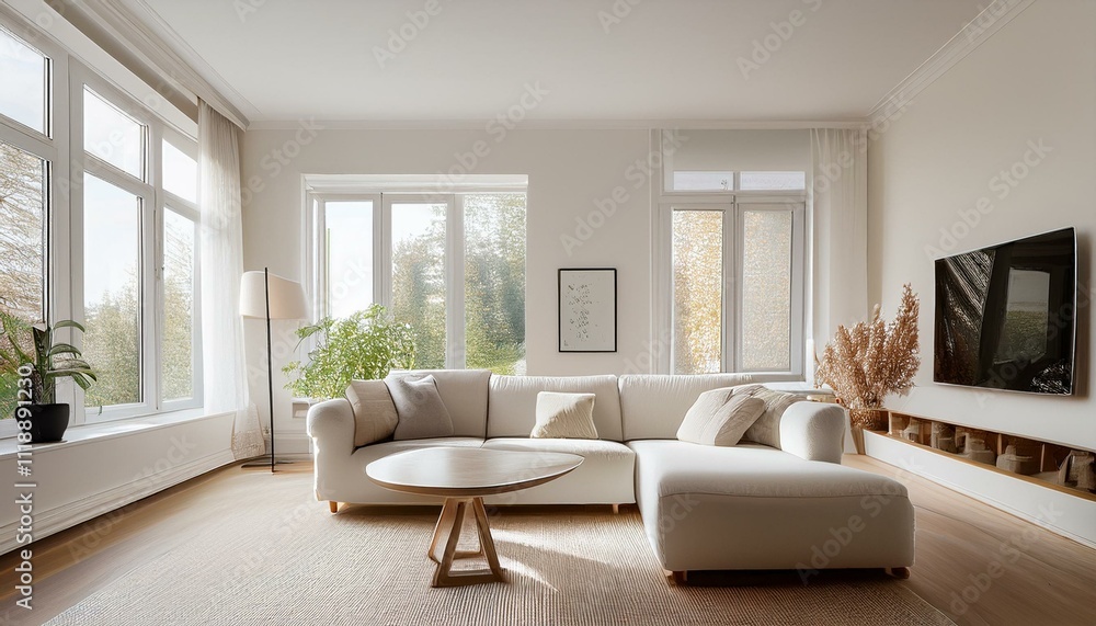 Fototapeta premium Choosing the right curtains for privacy and style