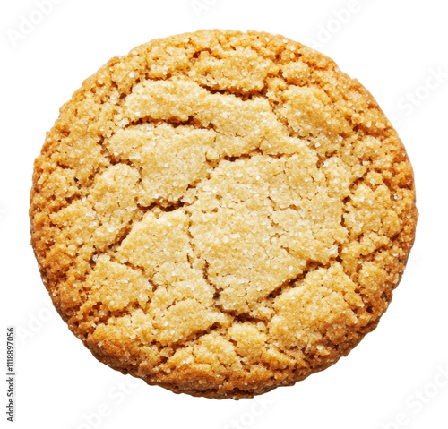 Wallpaper Mural Crunchy golden cookie on a white background, cut out - stock png. Torontodigital.ca