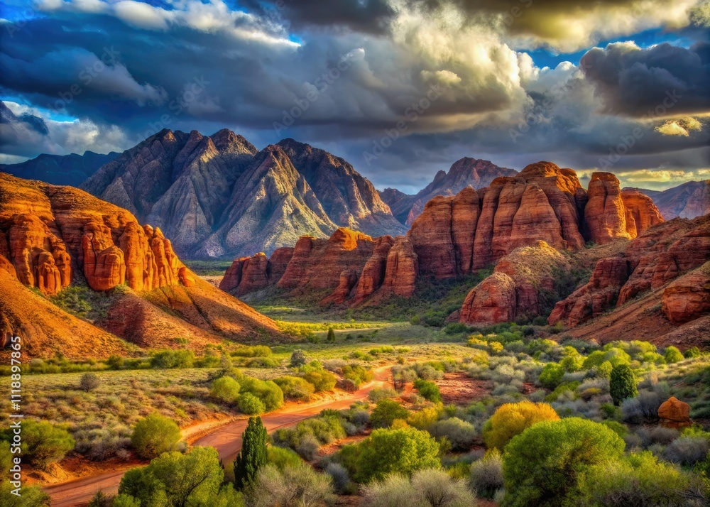 Snow Canyon State Park Construction, St. George Utah Landscape Photography Snow Canyon State Park Construction, St. George Utah Landscape Photography