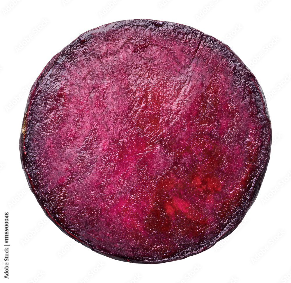 Colorful round cake made with beetroot in kitchen, cut out - stock png. Colorful round cake made with beetroot in kitchen, cut out - stock png.